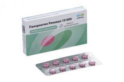 Панкреатин Реневал 10000 табл. кишечнораств. п/о пленочной 10000 ЕД 10 шт.