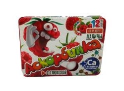 Аскорбиновая кислота с глюкозой Аскорбинка Витаминка С с кальцием БАД 12 шт. табл. 1.4 г