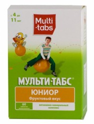 Мульти-табс Юниор табл. жев. 60 шт.