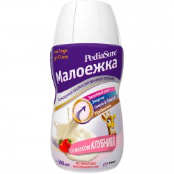 Смесь для энтерального питания Педиашур Малоежка мульти 4 шт. 200 мл клубника