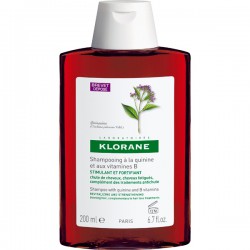 Шампунь Klorane с хинином укрепляющий от выпадения волос 200 мл